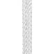 Forever Eden LED 4 inch Polished Chrome with White Rope Mini-Pendant Ceiling Light, White Rope