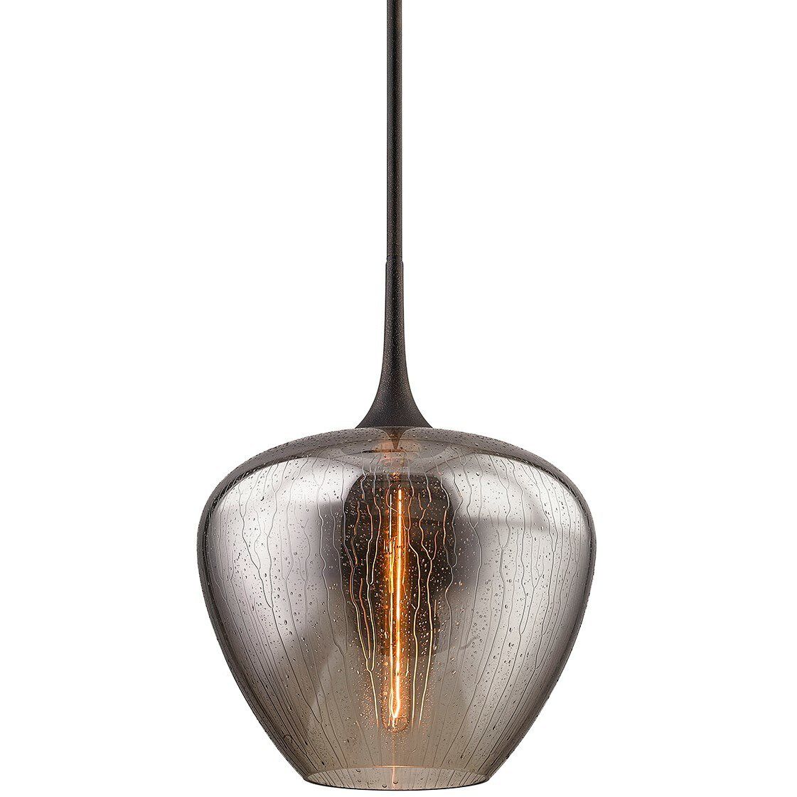 West End 1 Light 16 inch Vintage Bronze Pendant Ceiling Light