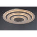 Saturn II LED LED 31.5 inch Matte Silver Flush Mount Ceiling Light