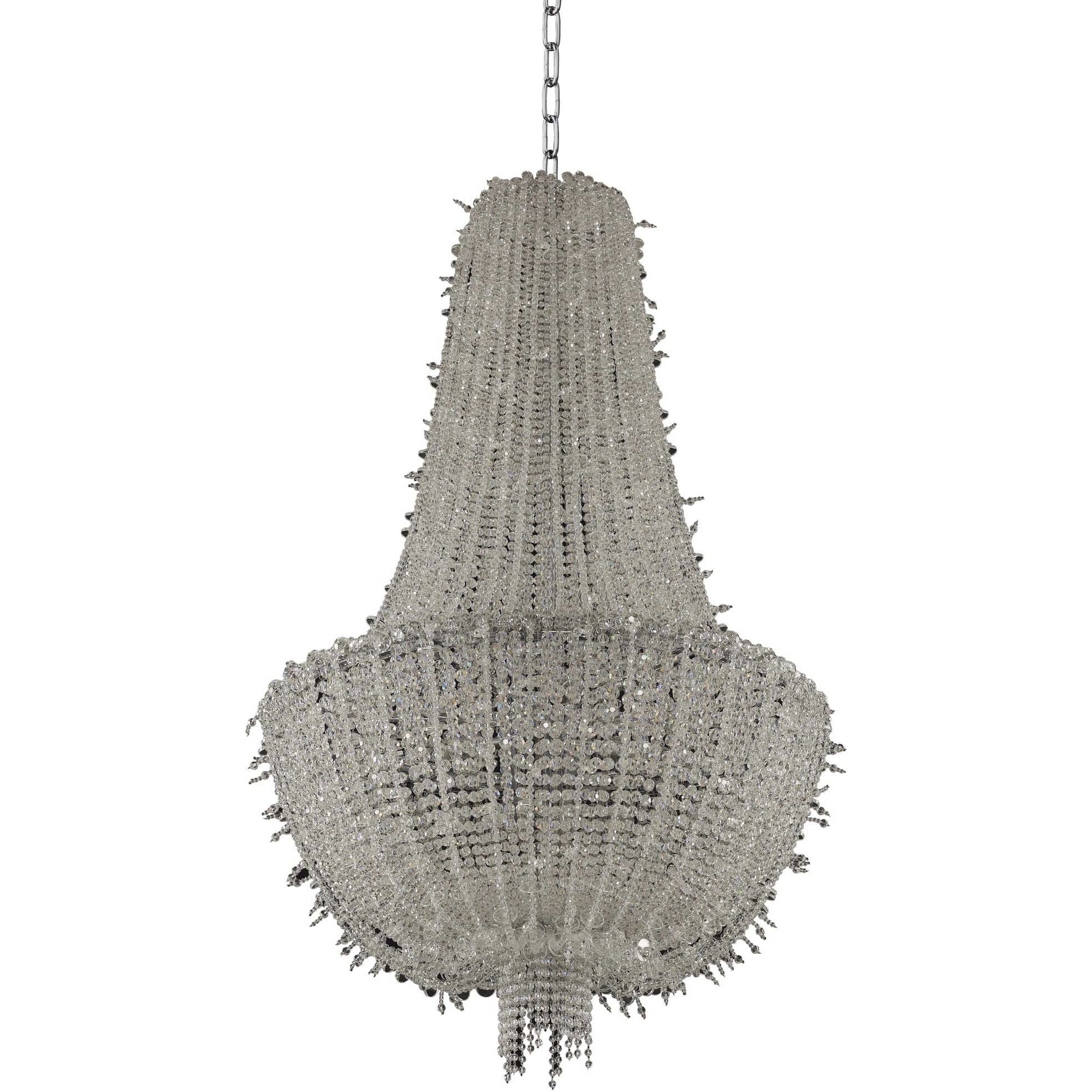 Cielo 15 Light 31 inch Chrome Pendant Ceiling Light
