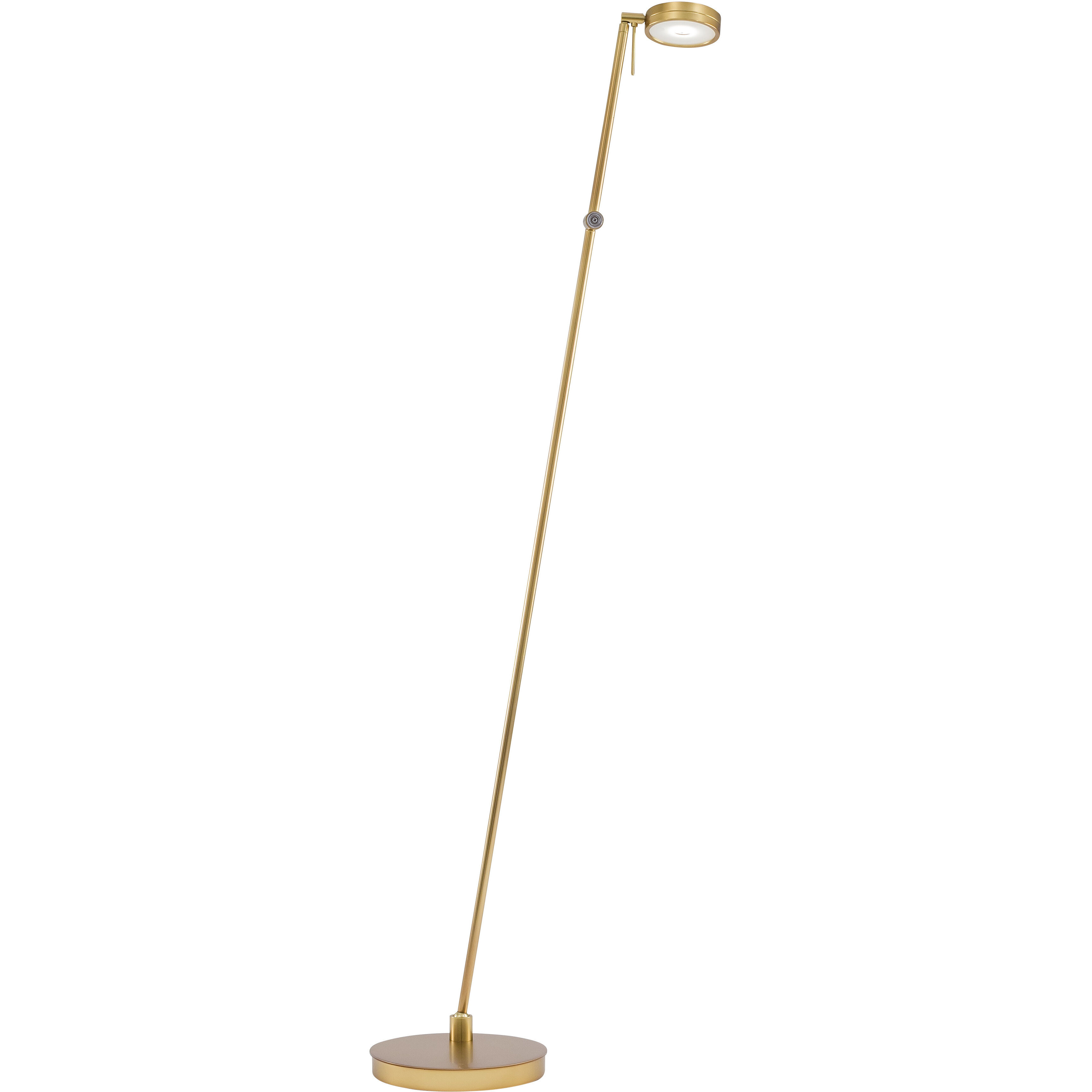 George's Reading Room 49.75 inch 8.00 watt Honey Gold Floor Lamp Portable Light, Pharmacy