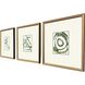 Chaos Green and Beige Framed Art