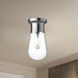 Alora Mood Marcel 1 Light 4.75 inch Chrome Semi Flush Mount Ceiling Light