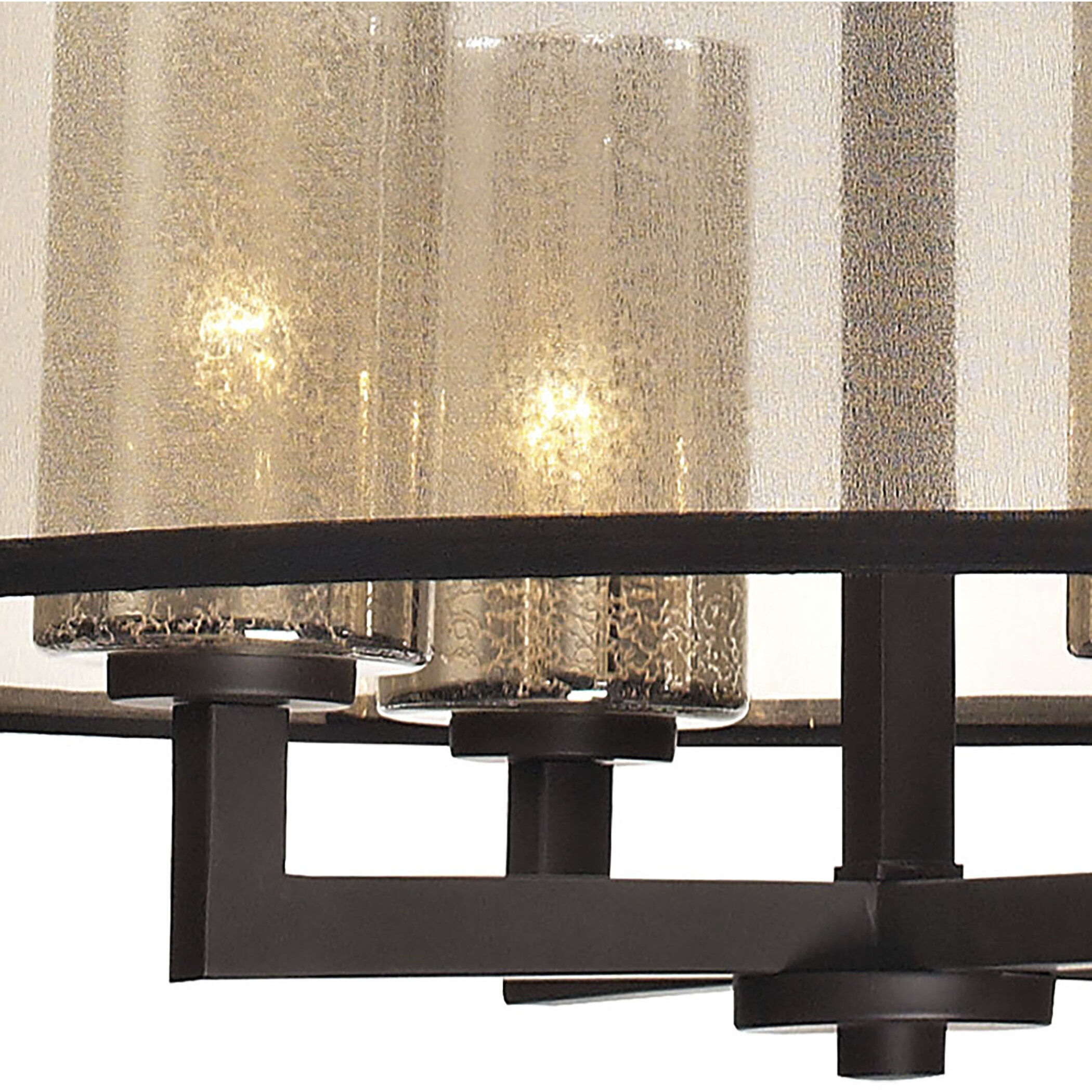Diffusion 4 Light 24 inch Oil Rubbed Bronze Chandelier Ceiling Light
