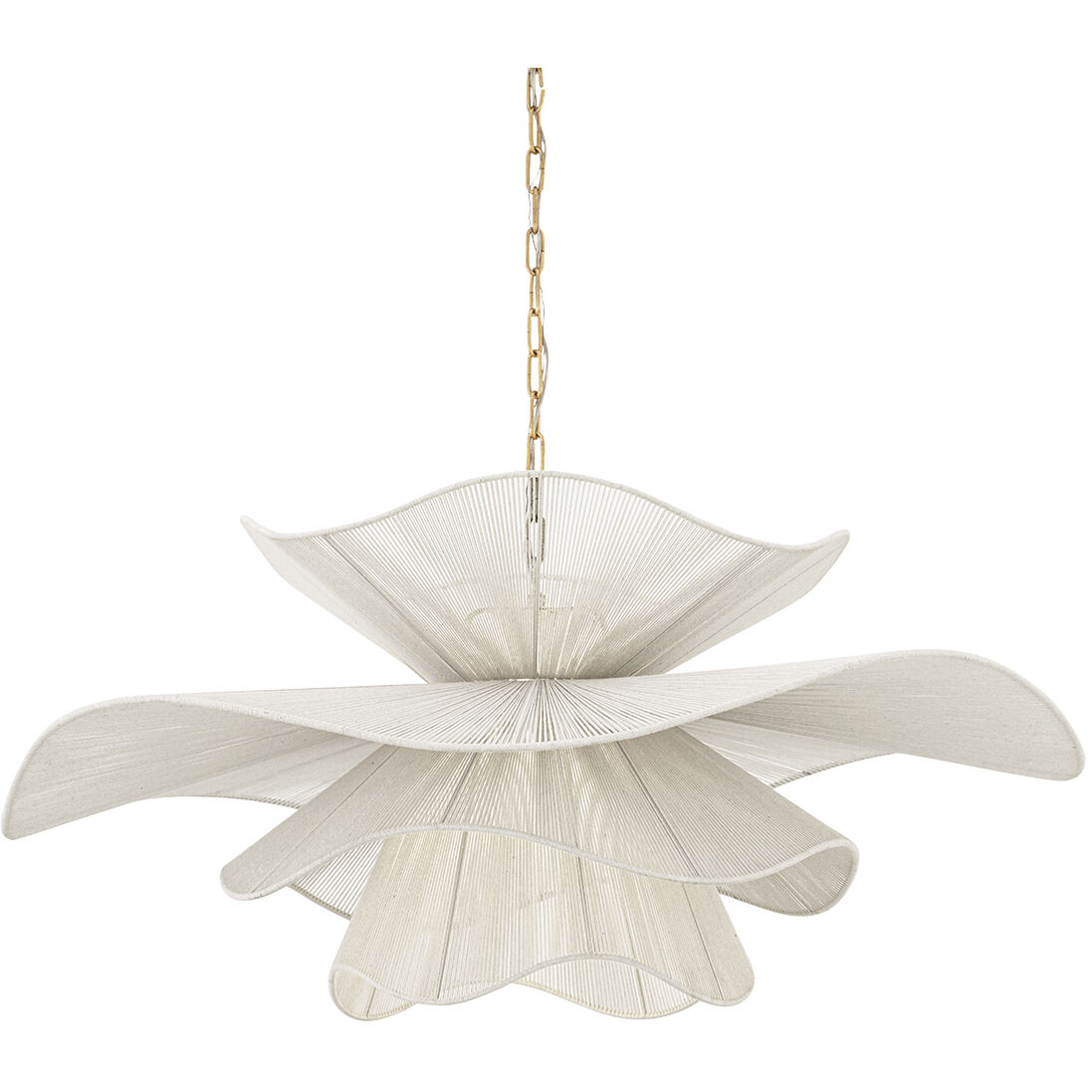 Amanda 1 Light 44 inch Aged Brass Chandelier Ceiling Light