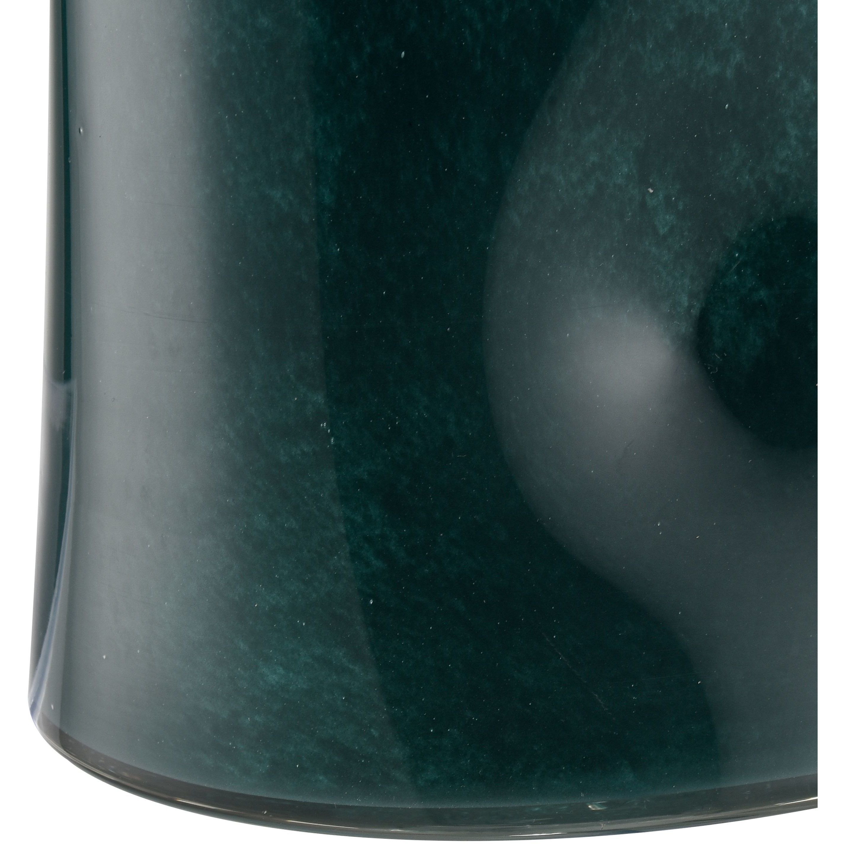 Alina 12 X 6 inch Vase in Dark Green