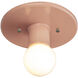 Radiance Collection 1 Light 8 inch Gloss Blush Flush Mount Ceiling Light