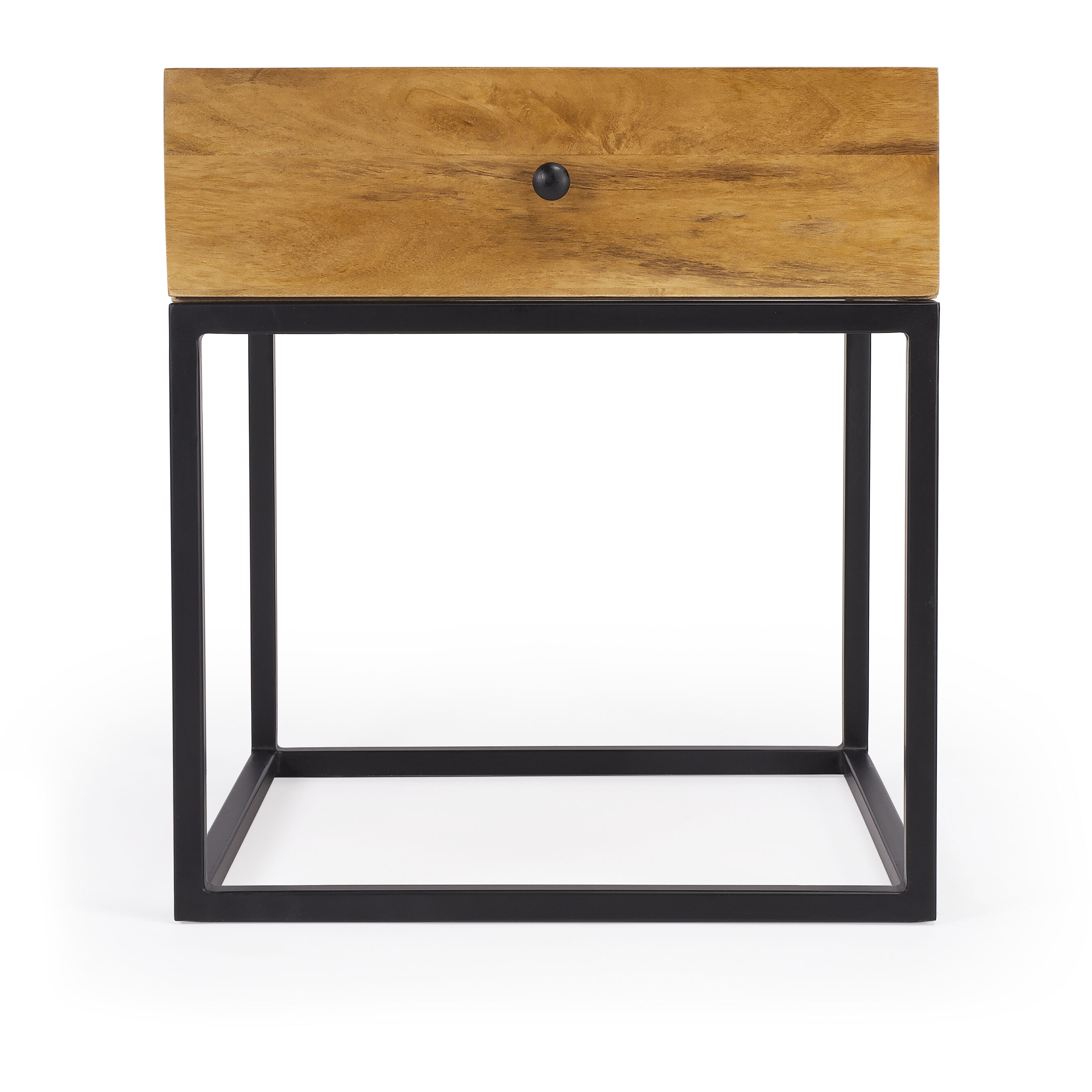 Brixton Iron & Wood 22 X 20 inch Industrial Chic Accent Table