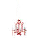 Wildwood 6 Light 27 inch Pomegranate Chandelier Ceiling Light