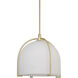 Alicante 1 Light 15.5 inch Milk White Pendant Ceiling Light