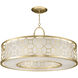 Allegretto 5 Light 48 inch Gold Pendant Ceiling Light