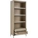 Alessia 88 X 36 inch Brushed Brass Etagere