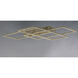 Traverse LED LED 23.5 inch Champagne Flush Mount Ceiling Light