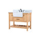 Clement 42 X 22 X 34.13 inch Natural Wood Bathroom Vanity Cabinet