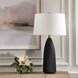 Jett 35 inch 150.00 watt Matte Black and Antique Brass Table Lamp Portable Light