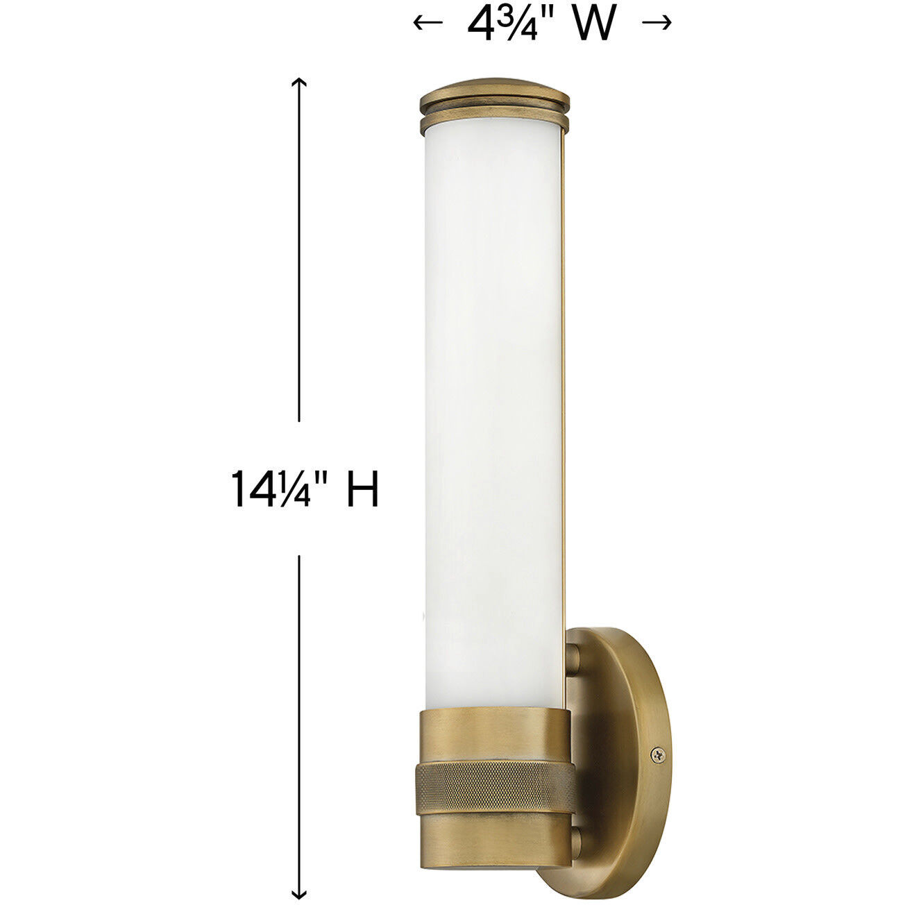 Remi LED 5 inch Champagne Bronze Bath Light Wall Light