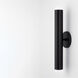 Taylor 2 Light Soft Black Wall Sconce Wall Light