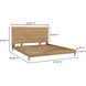 Misaki Natural Bed, Queen