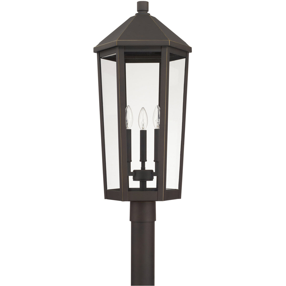 Ellsworth 3 Light 12.50 inch Post Light & Accessory