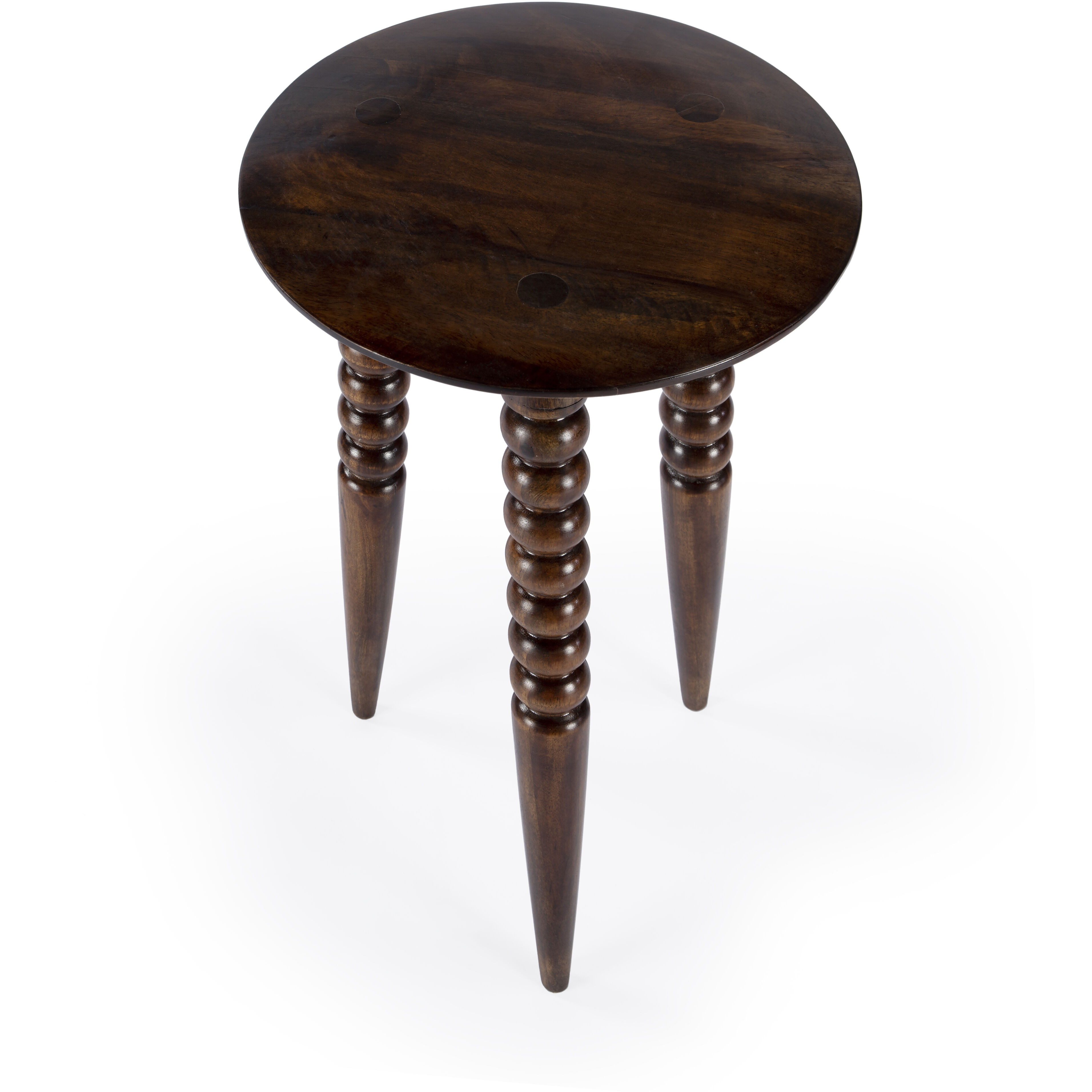 Fluornoy Wood Side Table in Medium Brown