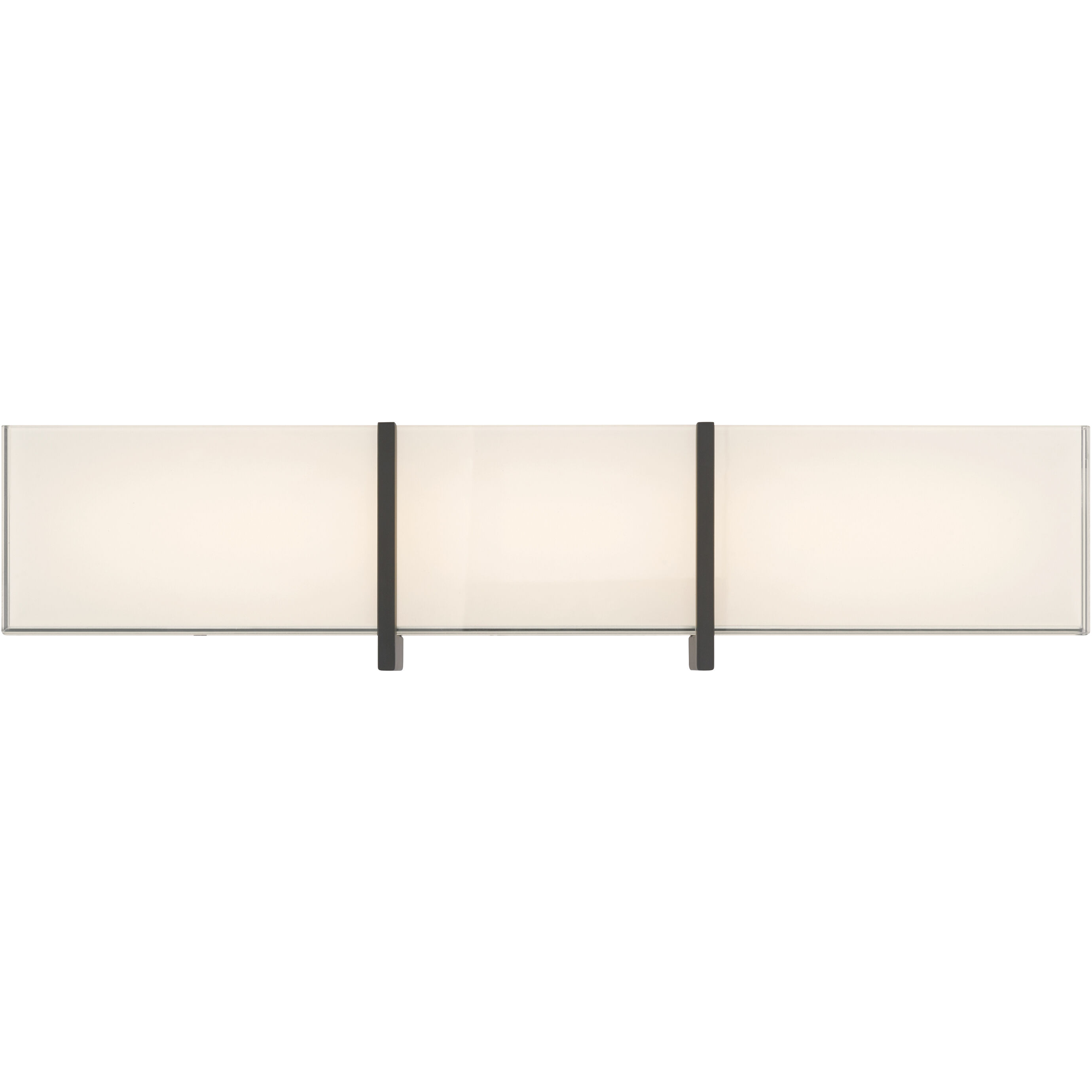 High Rise LED 24.25 inch Dark Matte Black Bath Bar Wall Light