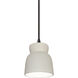 Radiance Collection 1 Light 7.5 inch Bisque Pendant Ceiling Light