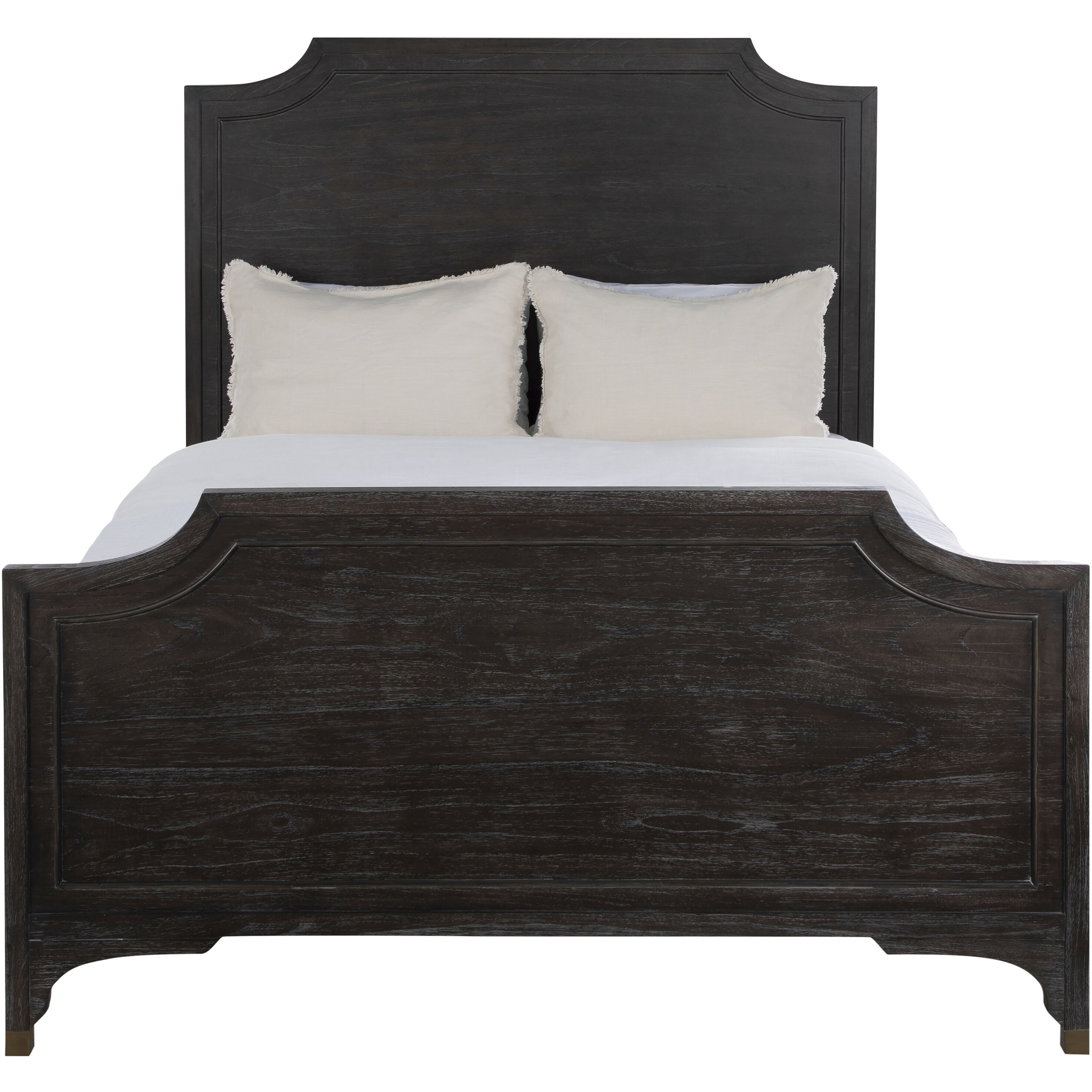 Alexandra Cerused Forest Black Queen Bed