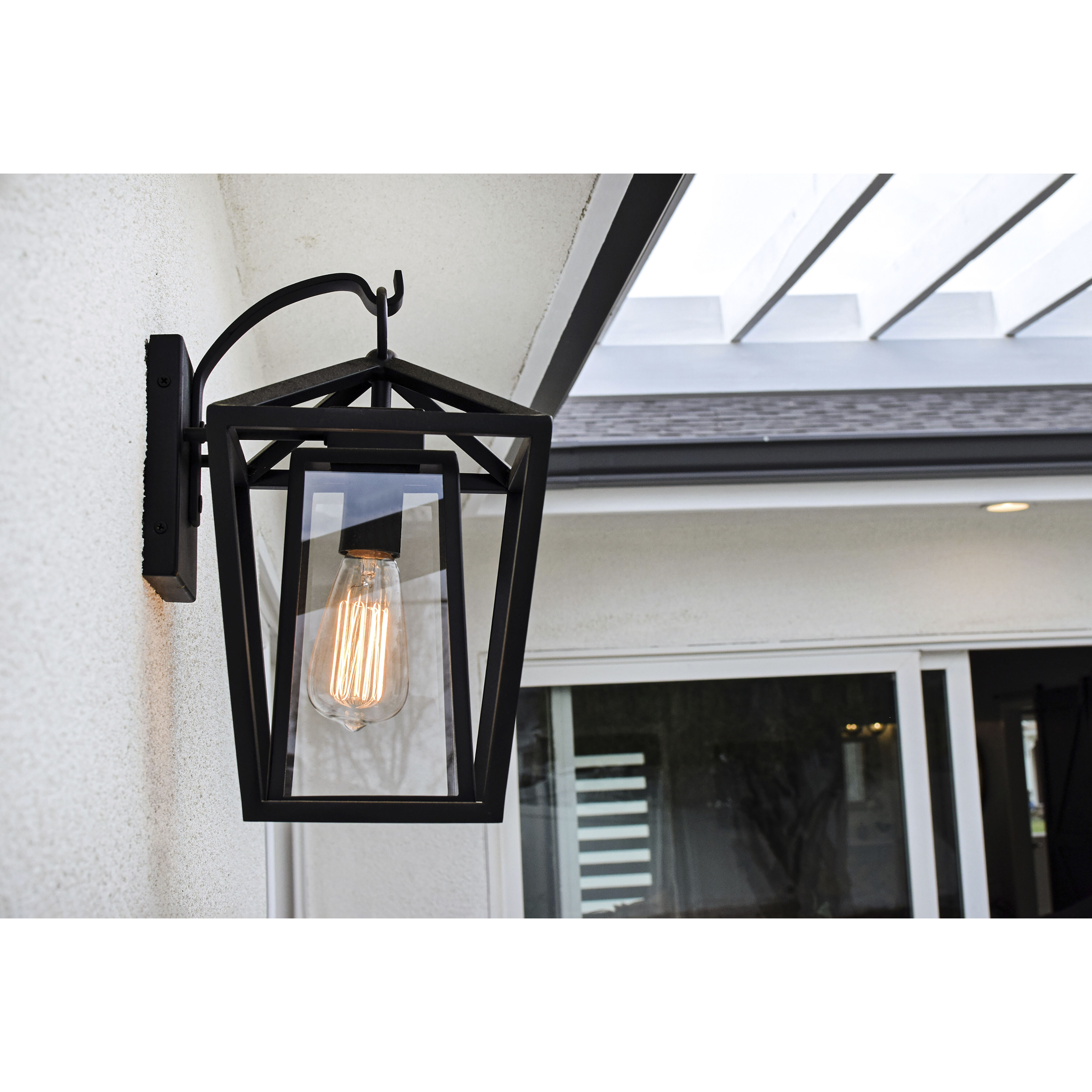 Artisan 1 Light 16 inch Black Outdoor Wall Sconce