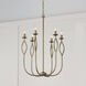 Cohen 6 Light 22 inch Mystic Luster Chandelier Ceiling Light