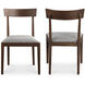 Leone Brown Dining Chair, Set of 2