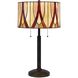 Tiffany 24 inch 60.00 watt Black Table Lamp Portable Light