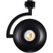 Orb 120 Black LED Track Head - J-Type Ceiling Light