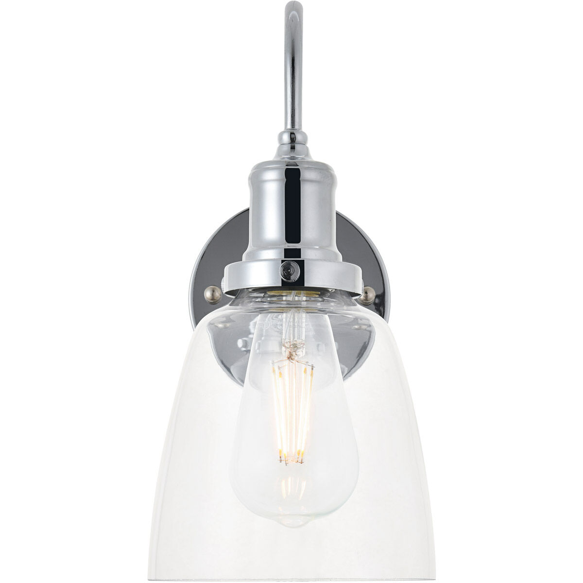 Felicity 1 Light 6 inch Chrome Wall Sconce Wall Light