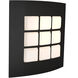 Quad 1 Light Black ADA Wall Sconce Wall Light