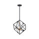 Corrietes 3 Light 17.52 inch Matte Black Pendant Ceiling Light