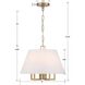 Westwood 5 Light 16 inch Vibrant Gold Chandelier Ceiling Light