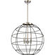 Lake Placid 3 Light 22 inch Satin Nickel Pendant Ceiling Light