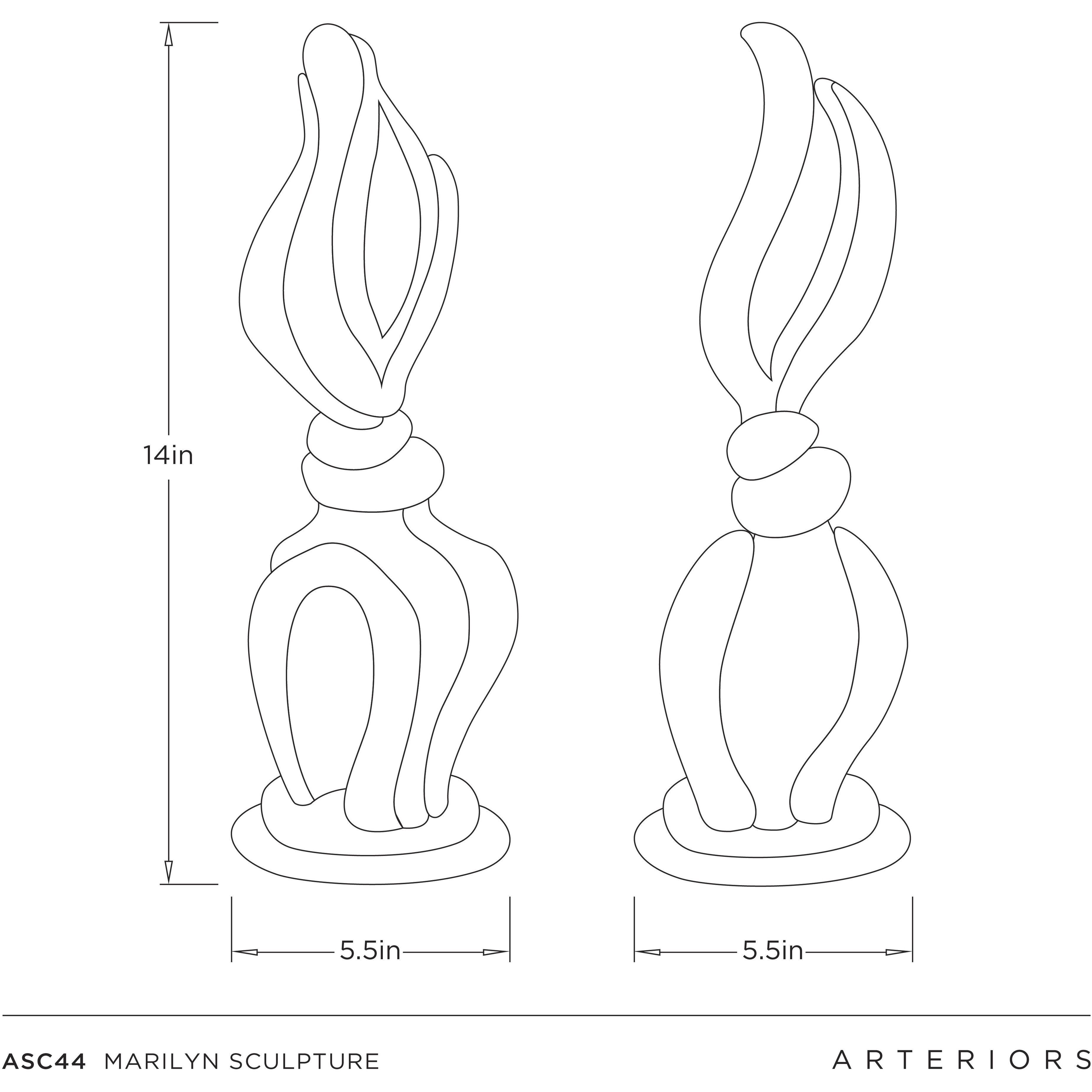 Marilyn 14.5 inch Sculpture