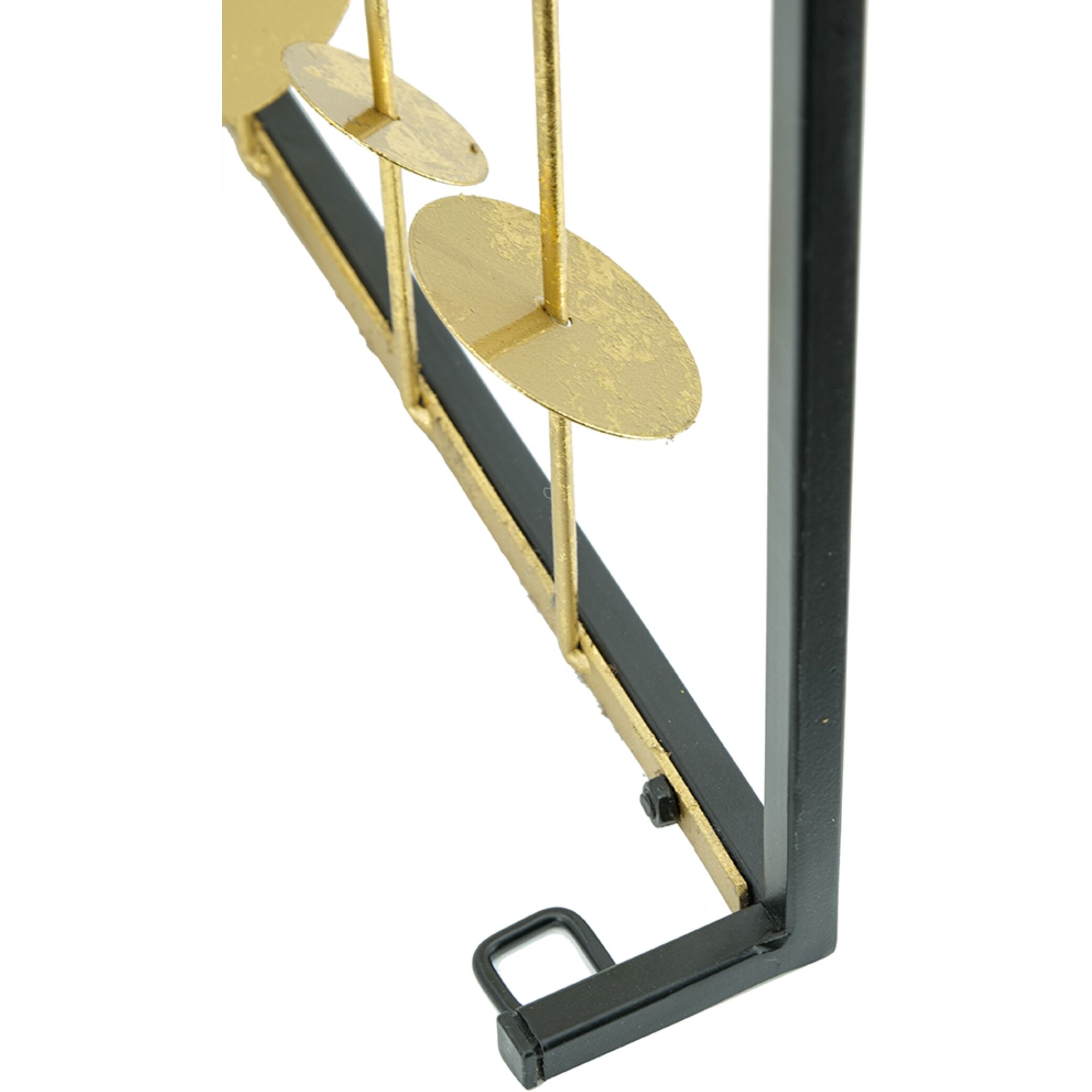 Anita Gold and Black Wall Accent