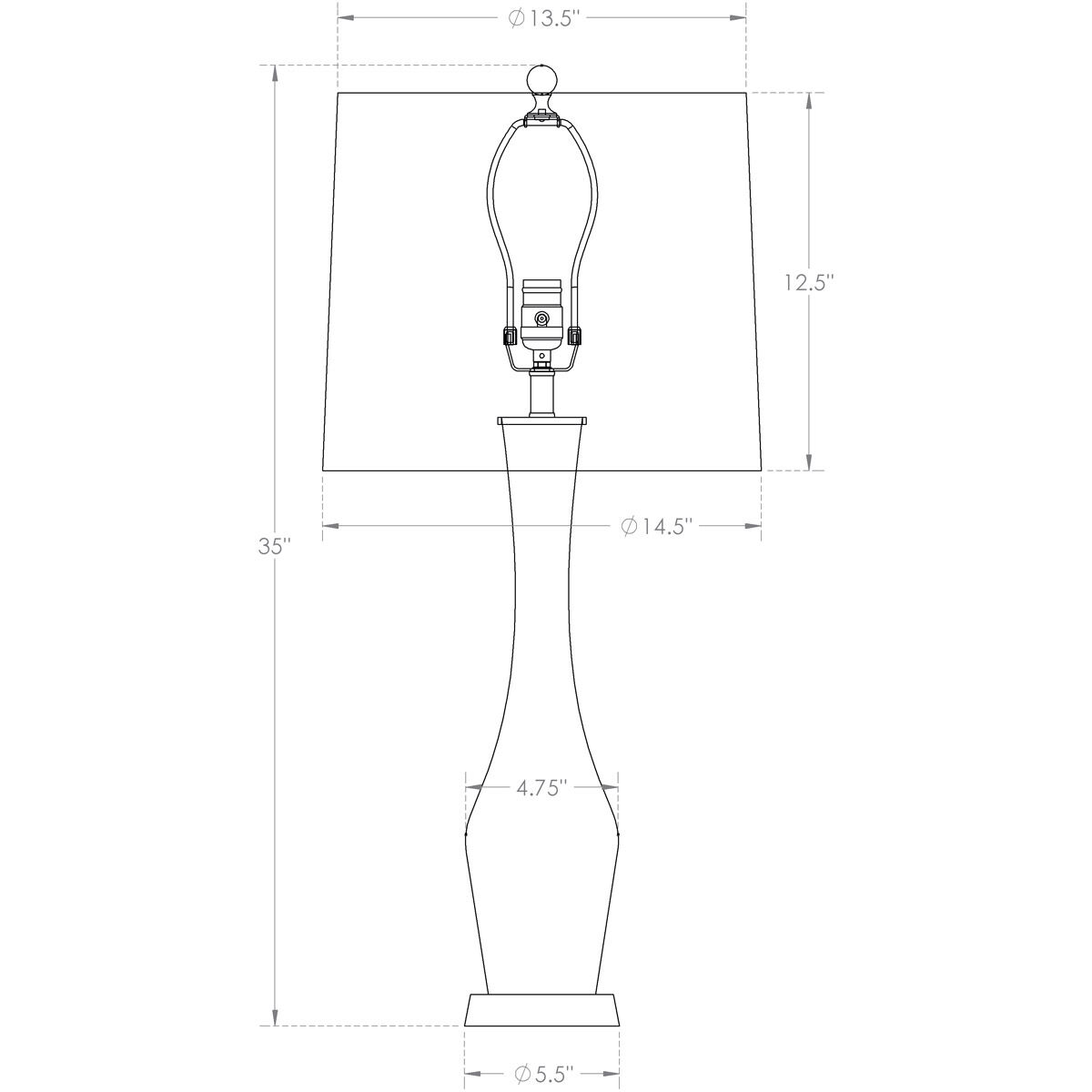 Carnation 35 inch 150.00 watt Antique Brass Table Lamp Portable Light in White