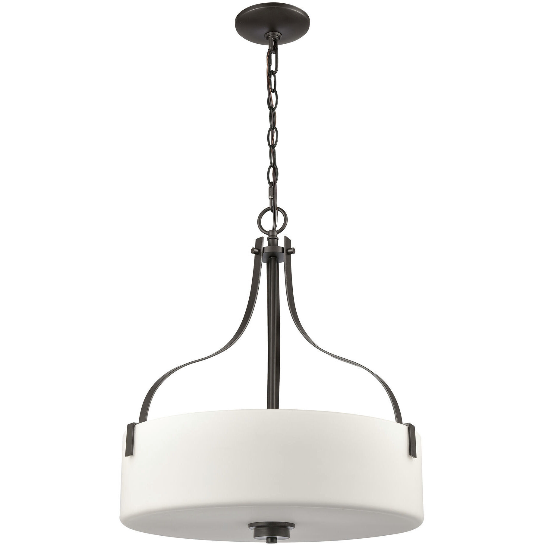 Market Square 3 Light 18 inch Oil Rubbed Bronze Pendant Ceiling Light