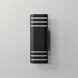 Lightray LED 13.25 inch Black Outdoor Wall Mount, Small