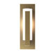 Forged Vertical Bar 1 Light 5 inch Modern Brass ADA Sconce Wall Light
