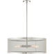 Industro 5 Light 25 inch Brushed Nickel Chandelier Ceiling Light