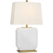 Thomas O'Brien Monique 19.75 inch 15 watt Venetian White Table Lamp Portable Light