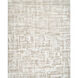 Jackie 144 X 108 inch Light Silver / Off-White / Ash Handmade Rug in 9 x 12