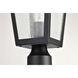 Lawrence 1 Light 22.75 inch Matte Black Outdoor Post Light