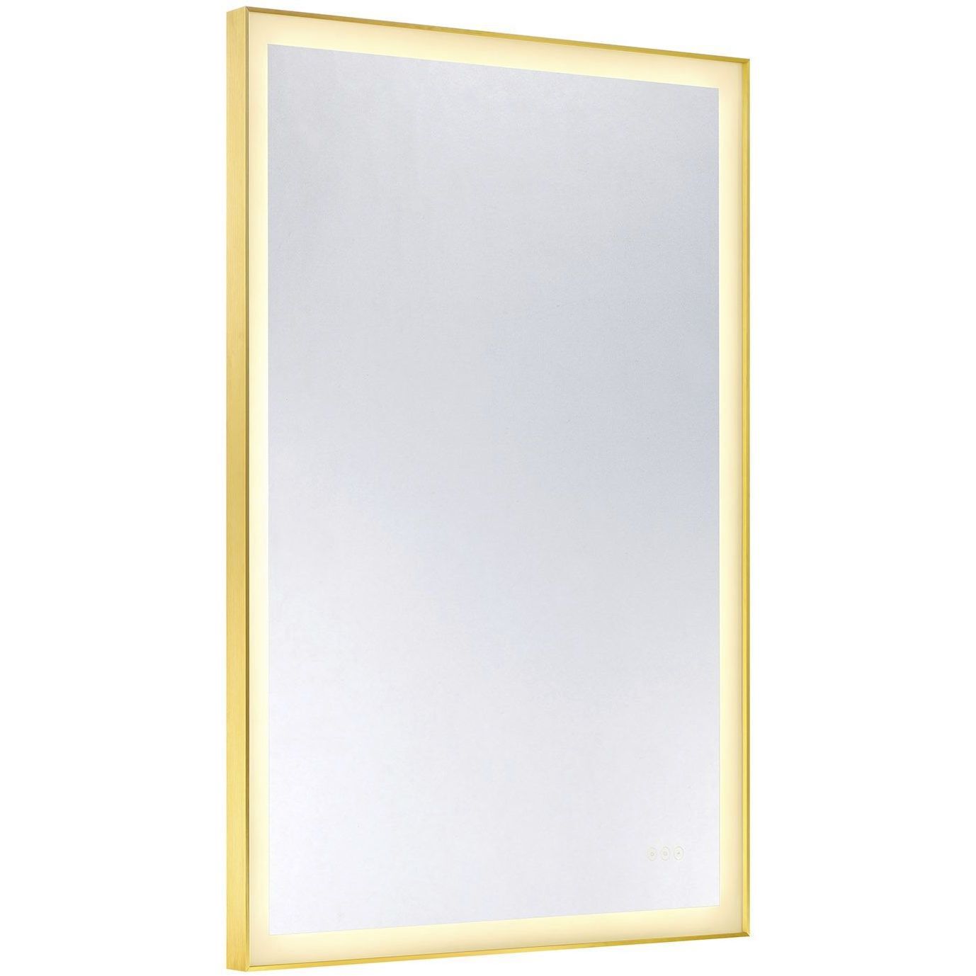 Paulding 48 X 32 inch Gold Mirror, Frontlit