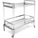 Carter Silver Bar Cart