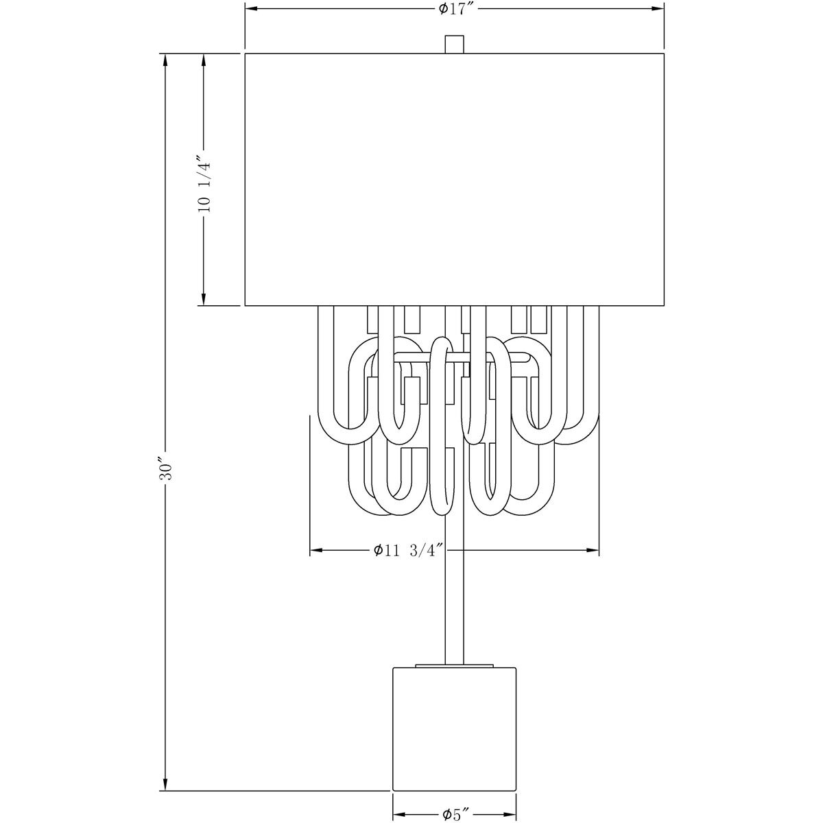 Grenada 30 inch 150.00 watt Brass Table Lamp Portable Light